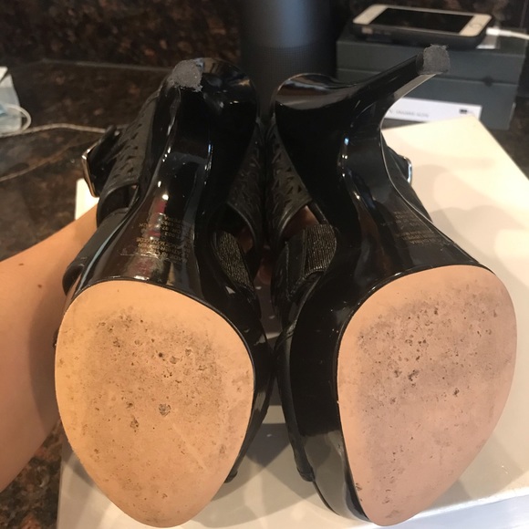 EUC Bakers Petra Black Heels size 6 - Picture 5 of 7